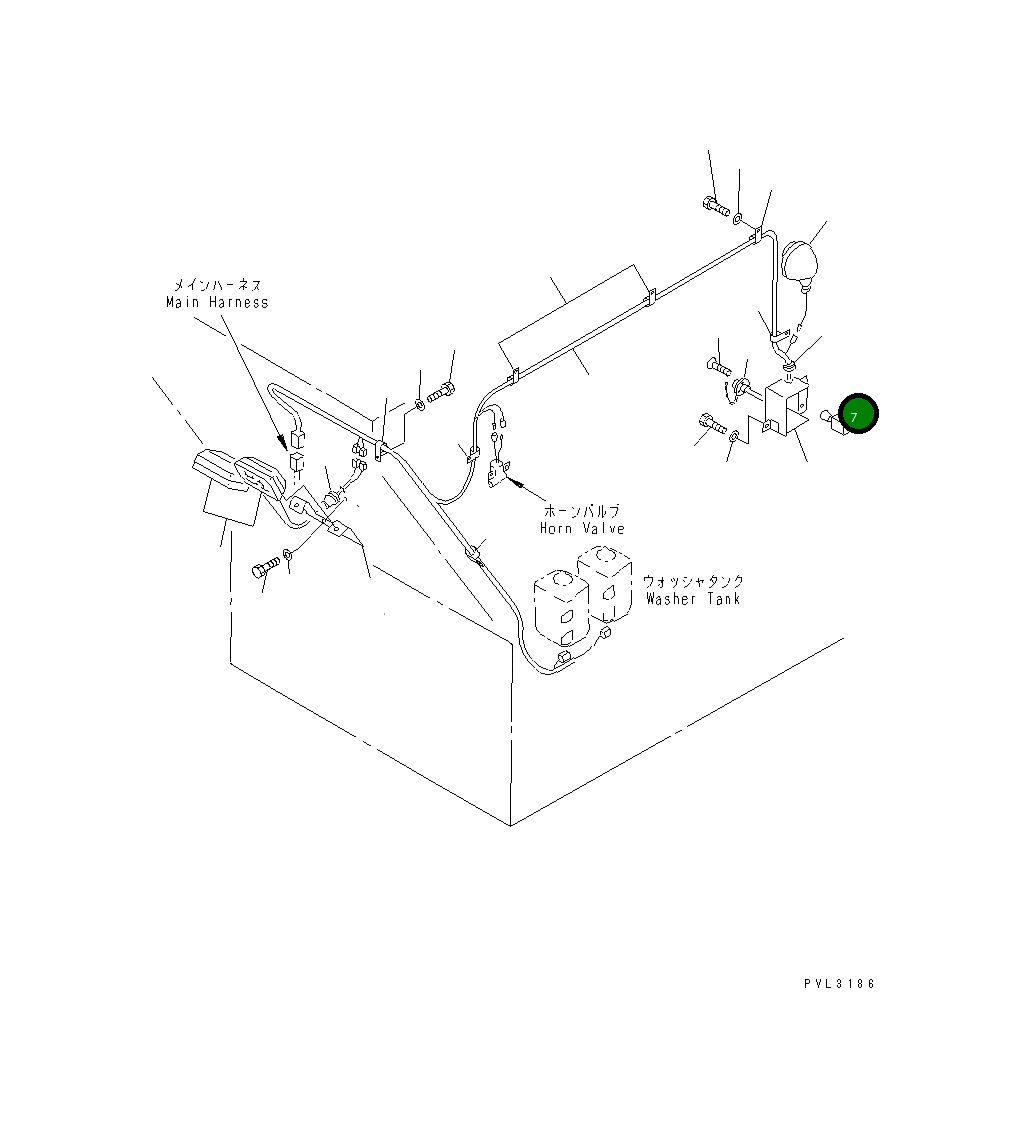 Выключатель 08061-40041 Komatsu