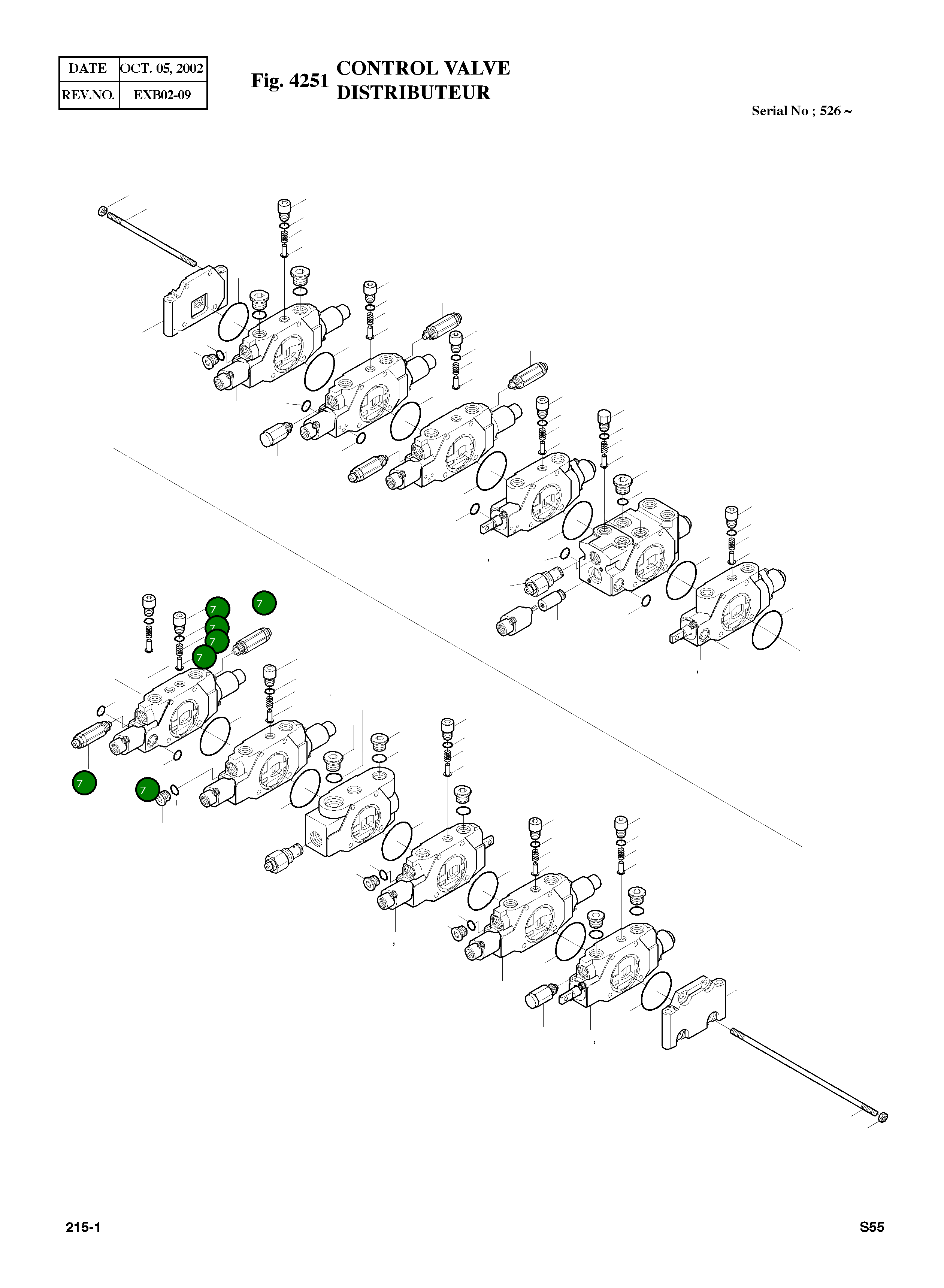 Блок в сборе – рукоять 1 4-01-916 Komatsu