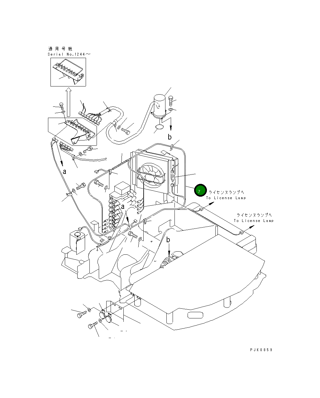 Жгут проводов 21J-06-12216 Komatsu