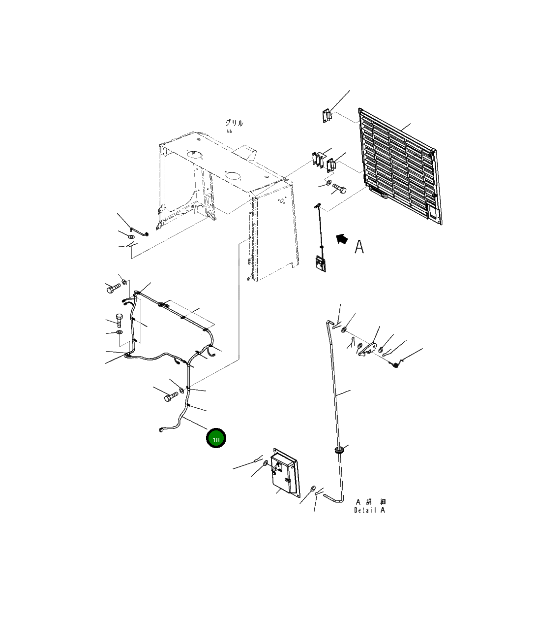 Жгут проводов 421-06-53210 Komatsu
