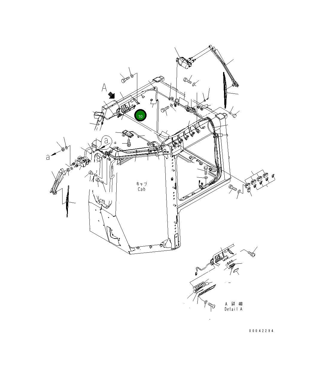 Жгут проводов 17A-979-2511 Komatsu
