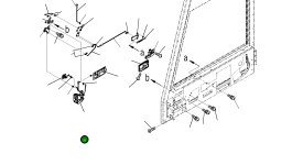 Замок 561-54-84550 Komatsu