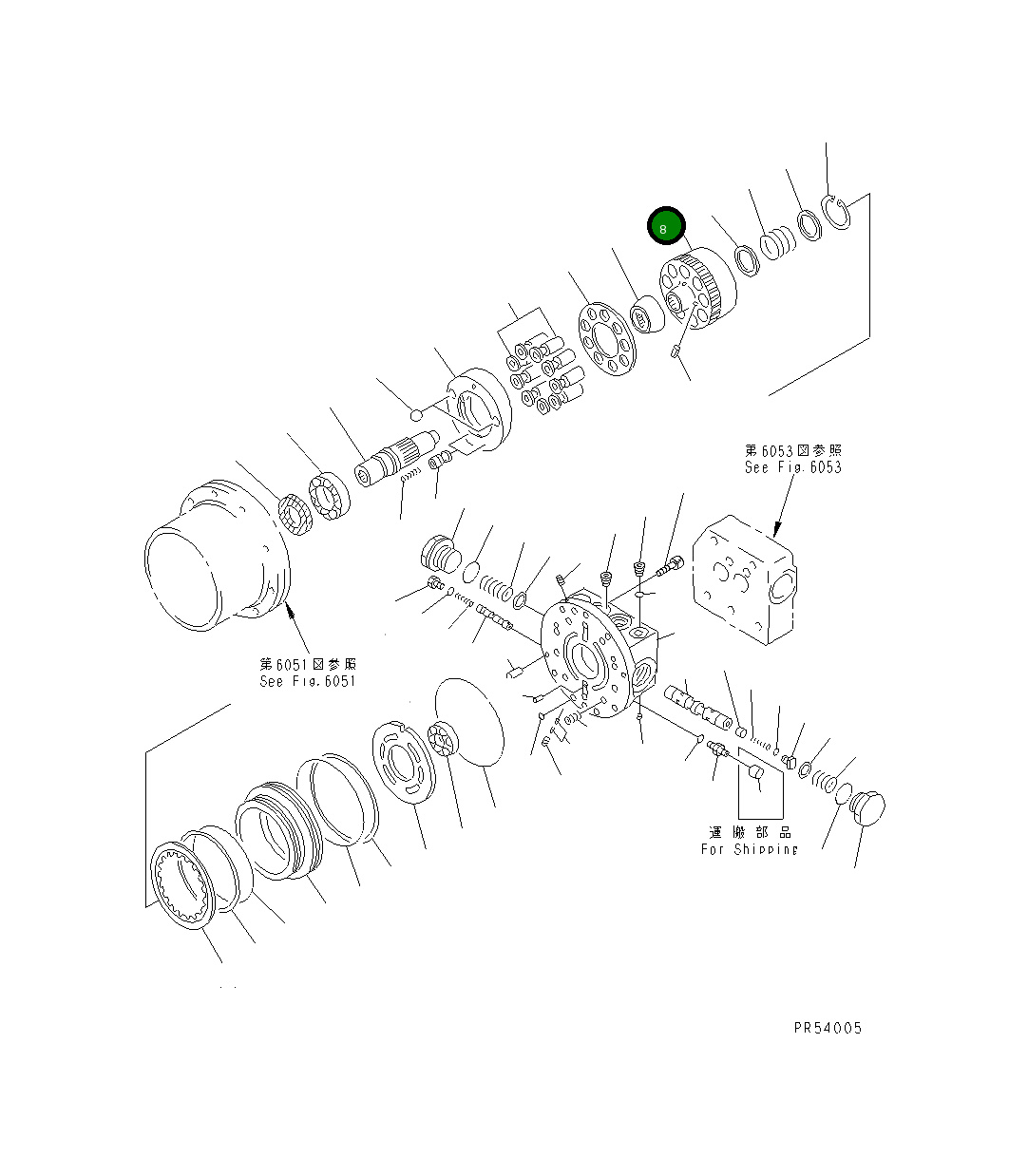 Блок в сборе 26A-60-13750 Komatsu