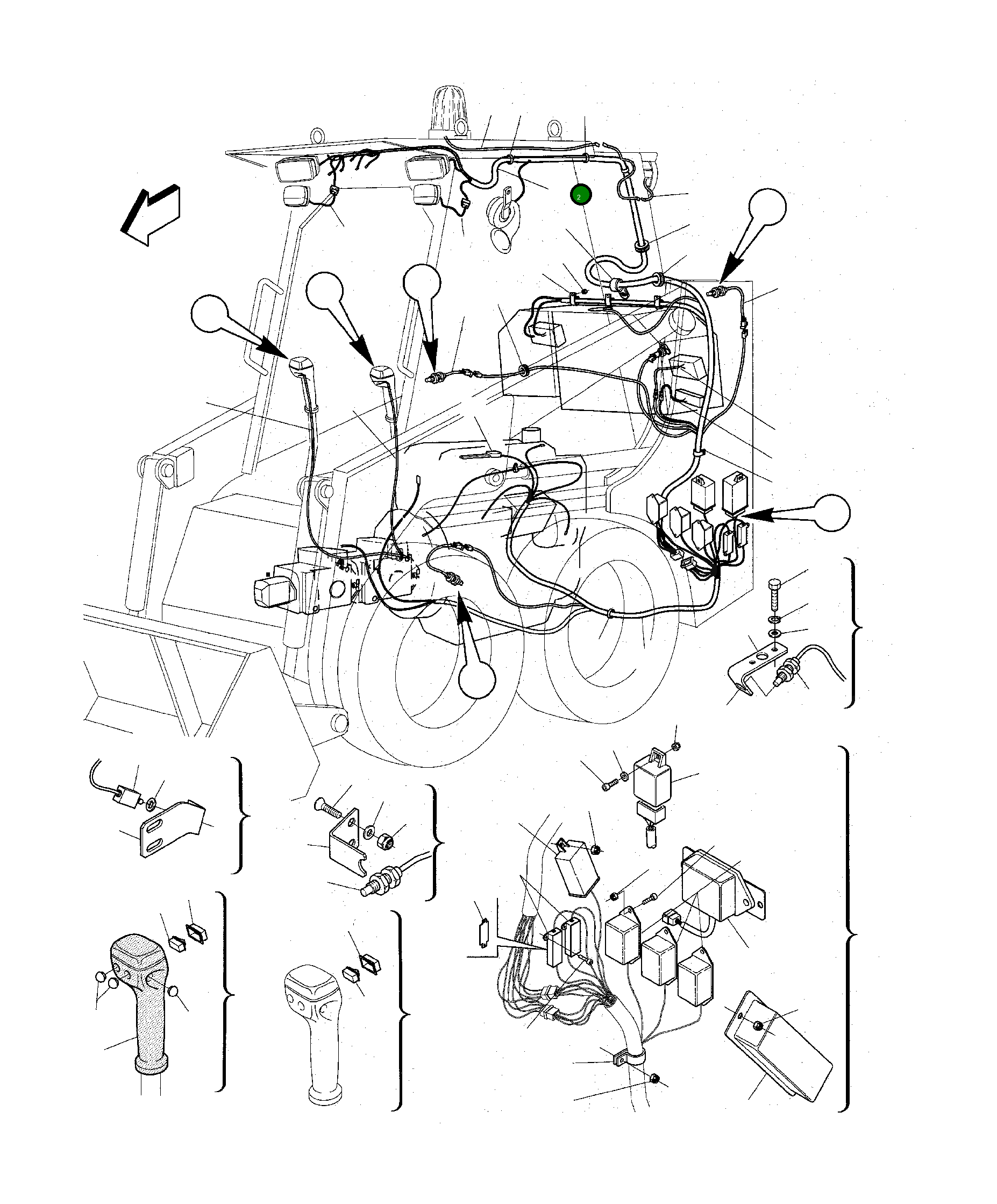 Жгут проводов 885270419 Komatsu