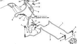 Шланг 20R-62-33210 Komatsu