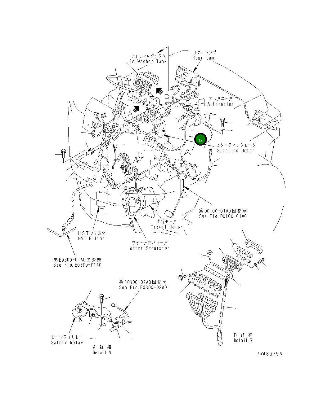 Жгут проводов 363-06-32130 Komatsu