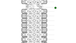 Блок впускной-2 08401489 Komatsu