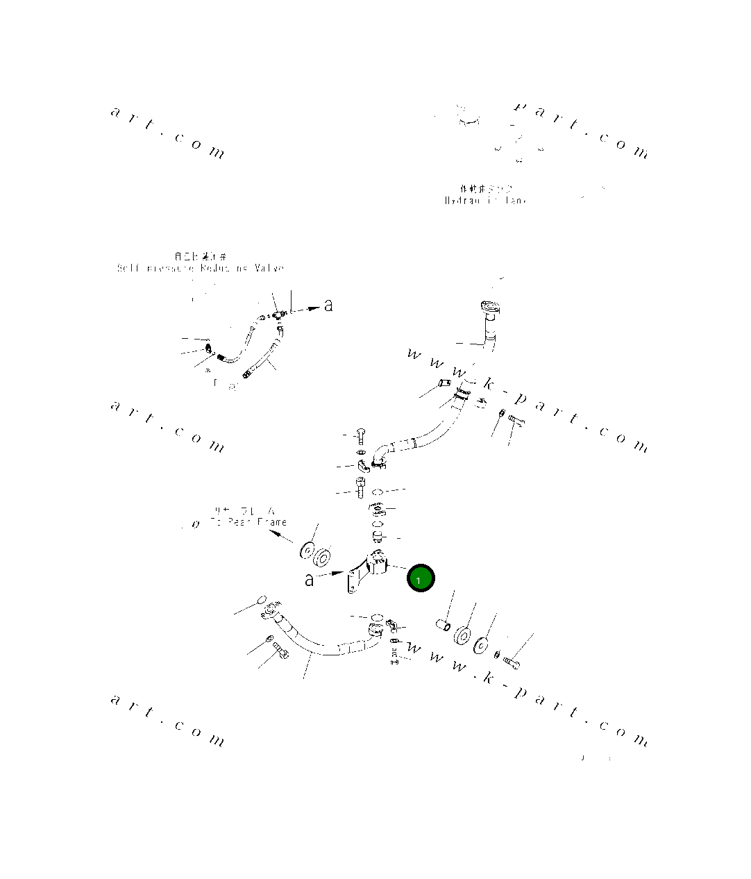 Блок 418-62-62650 Komatsu