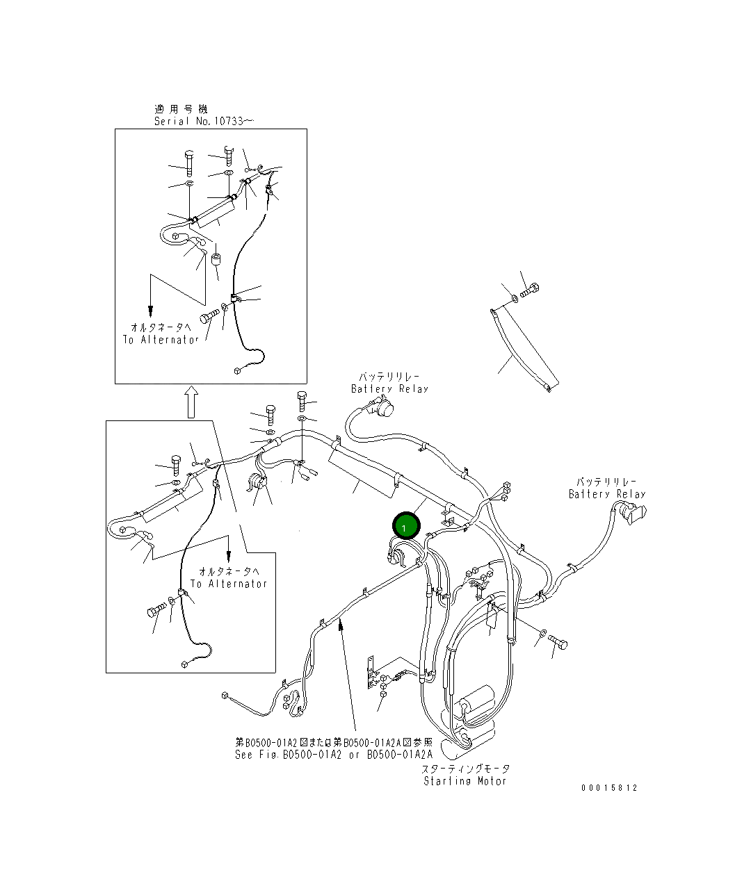 Жгут проводов 198-06-55110 Komatsu