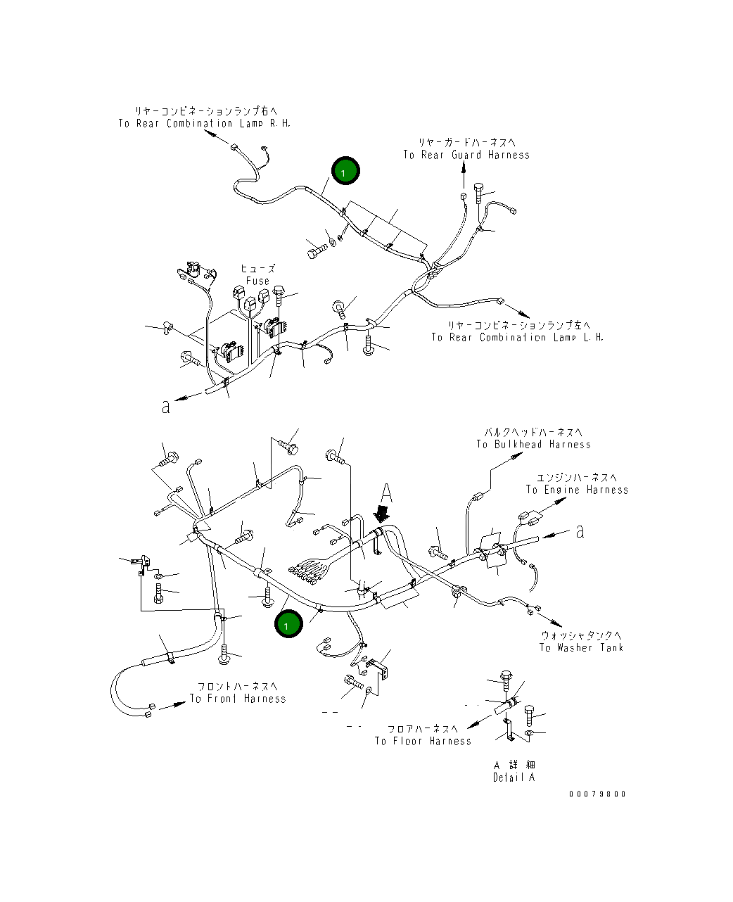 Жгут проводов 423-06-32133 Komatsu