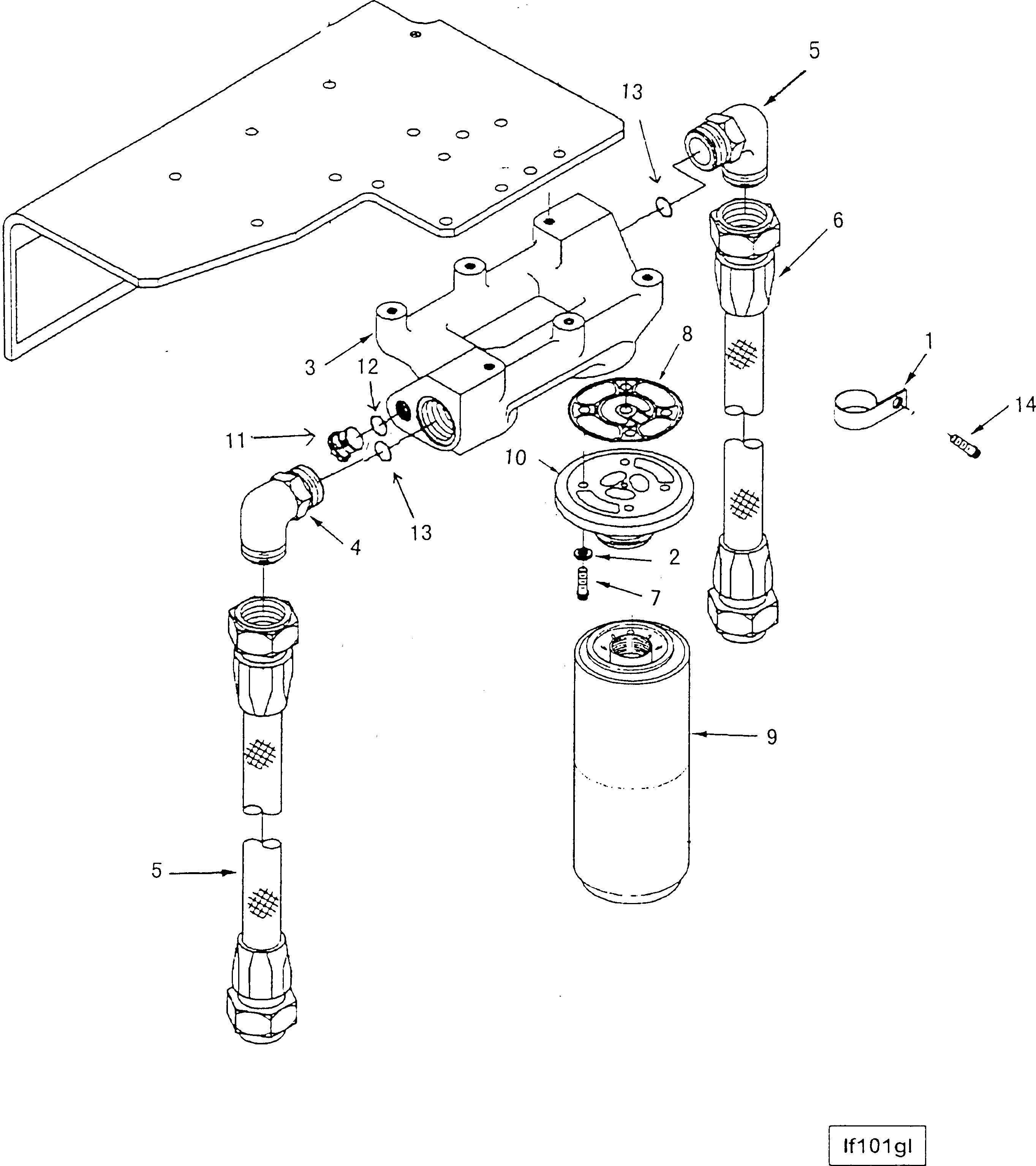 Шланг CU3630110 Komatsu
