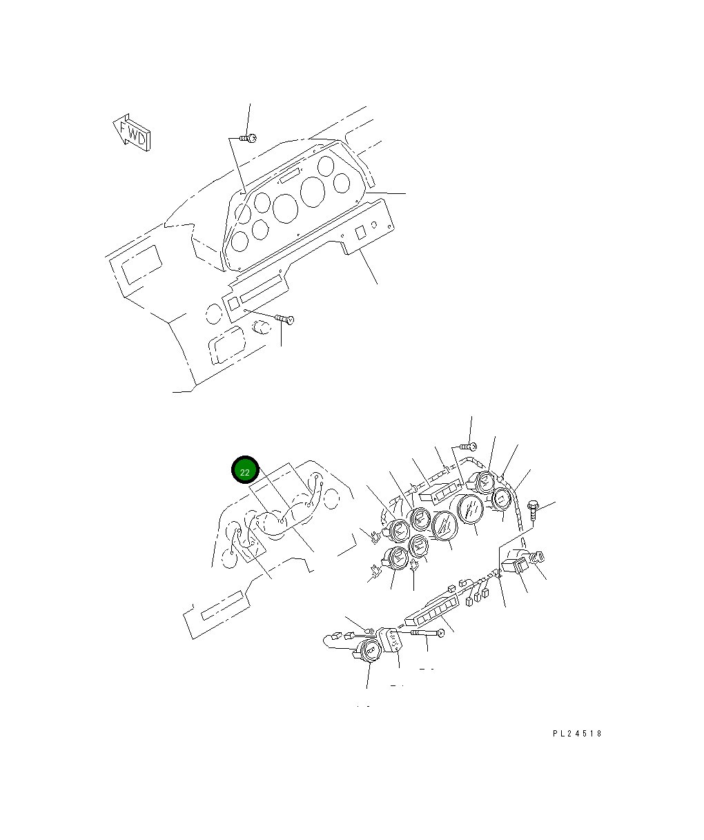 Кабель 581-06-11290 Komatsu