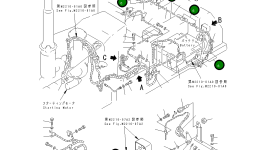 Жгут проводов 154-06-42660 Komatsu