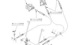 Кабель 10S-43-21150 Komatsu