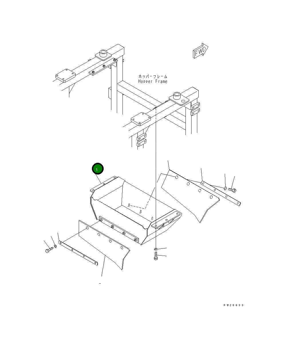 Жёлоб 8230-70-2511 Komatsu
