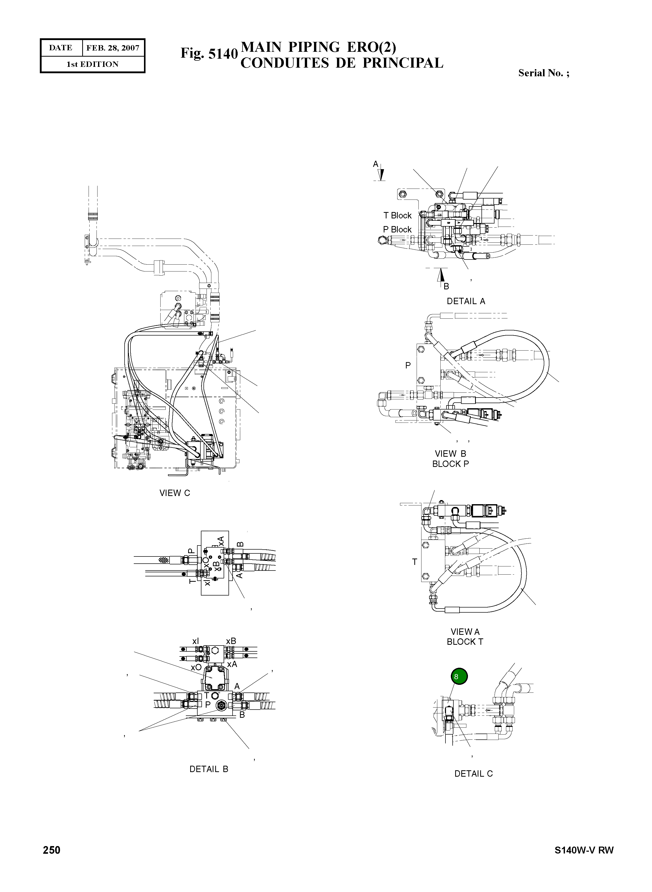 Блок 423-00122 Komatsu