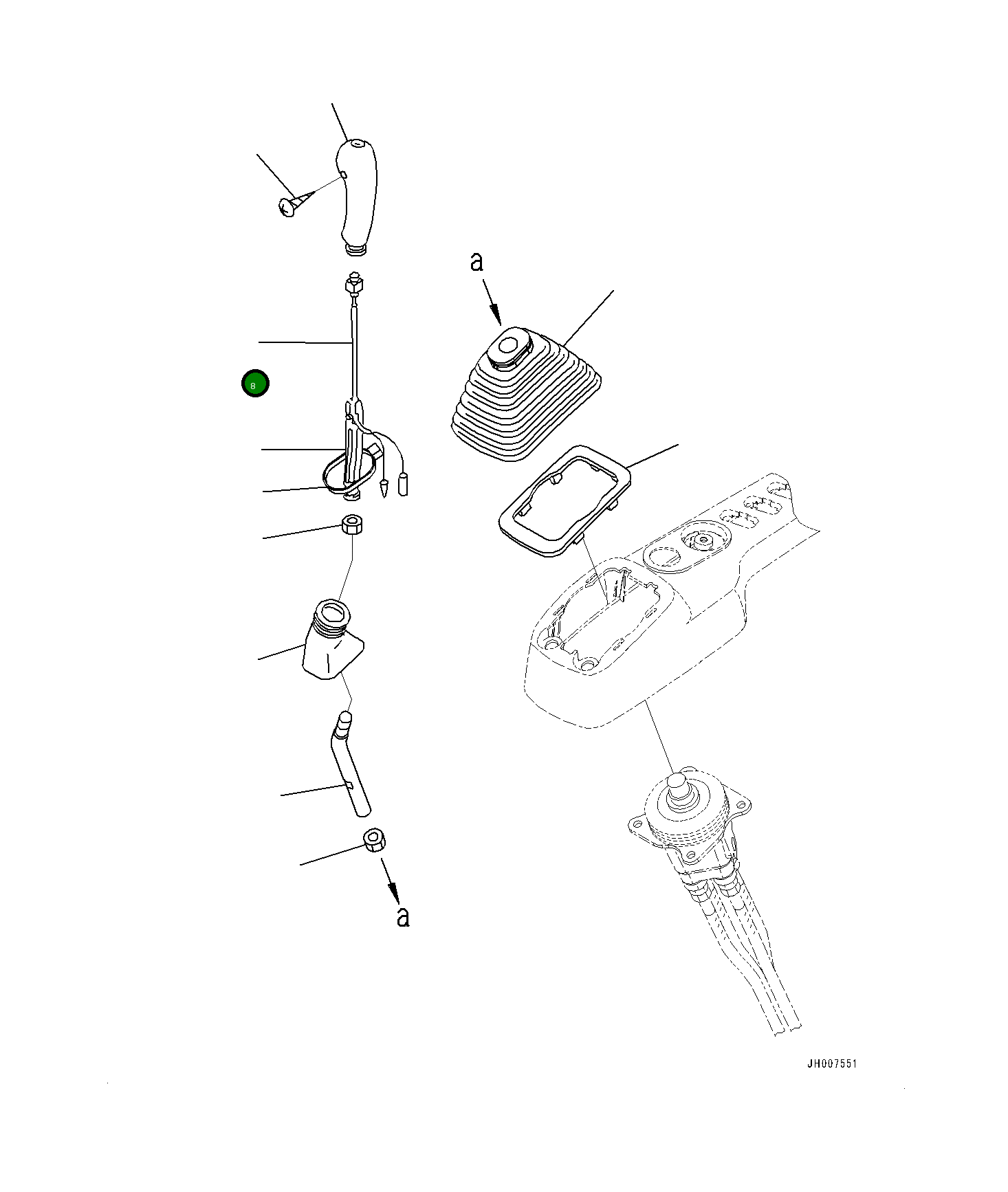 Выключатель 22U4321211 Komatsu