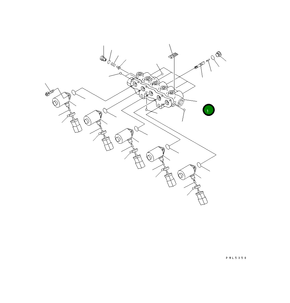 Блок 206-60-51141 Komatsu