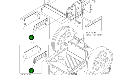 Защитный кожух 8295-70-1542 Komatsu