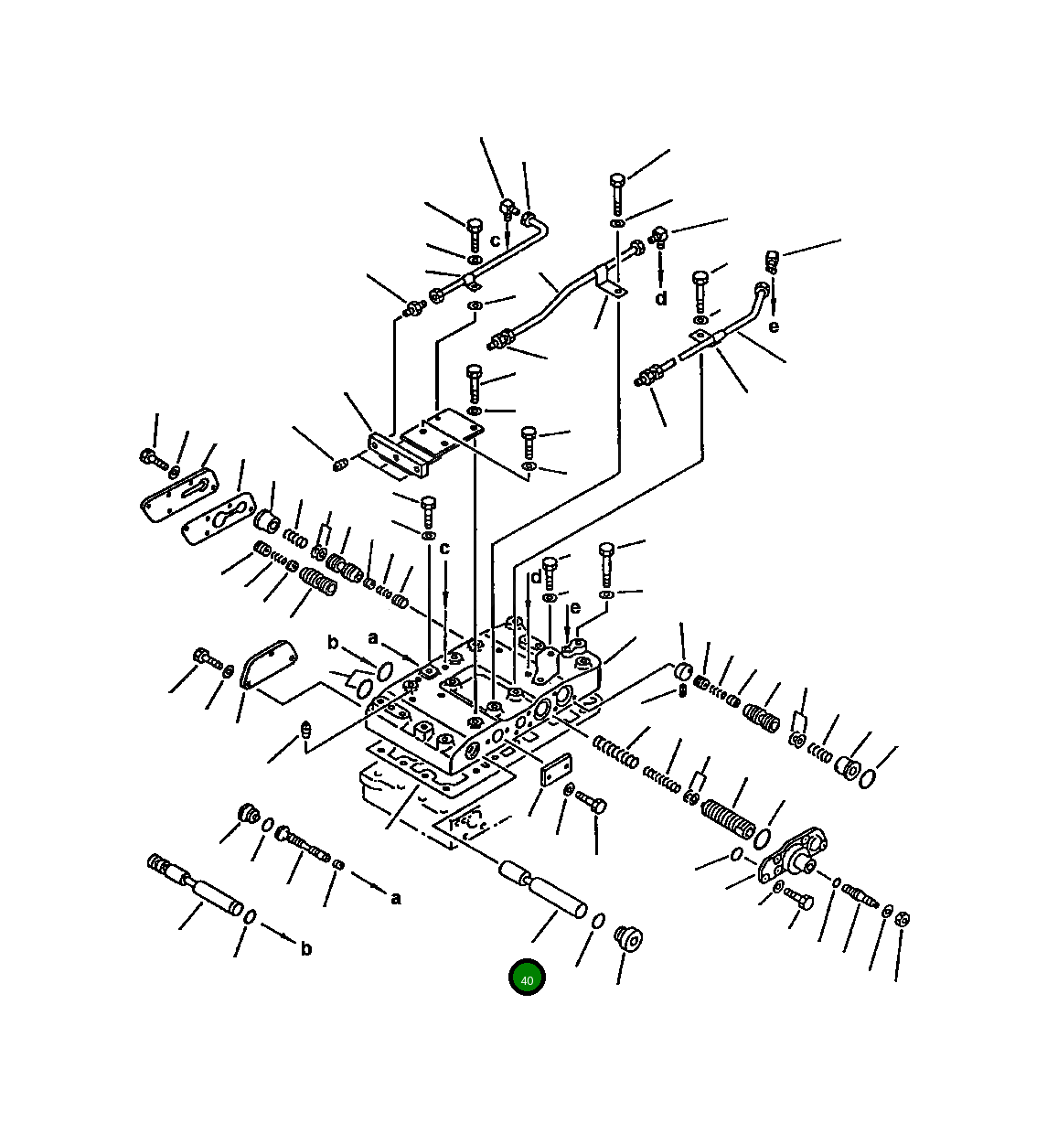 Золотник 424-15-15720 Komatsu