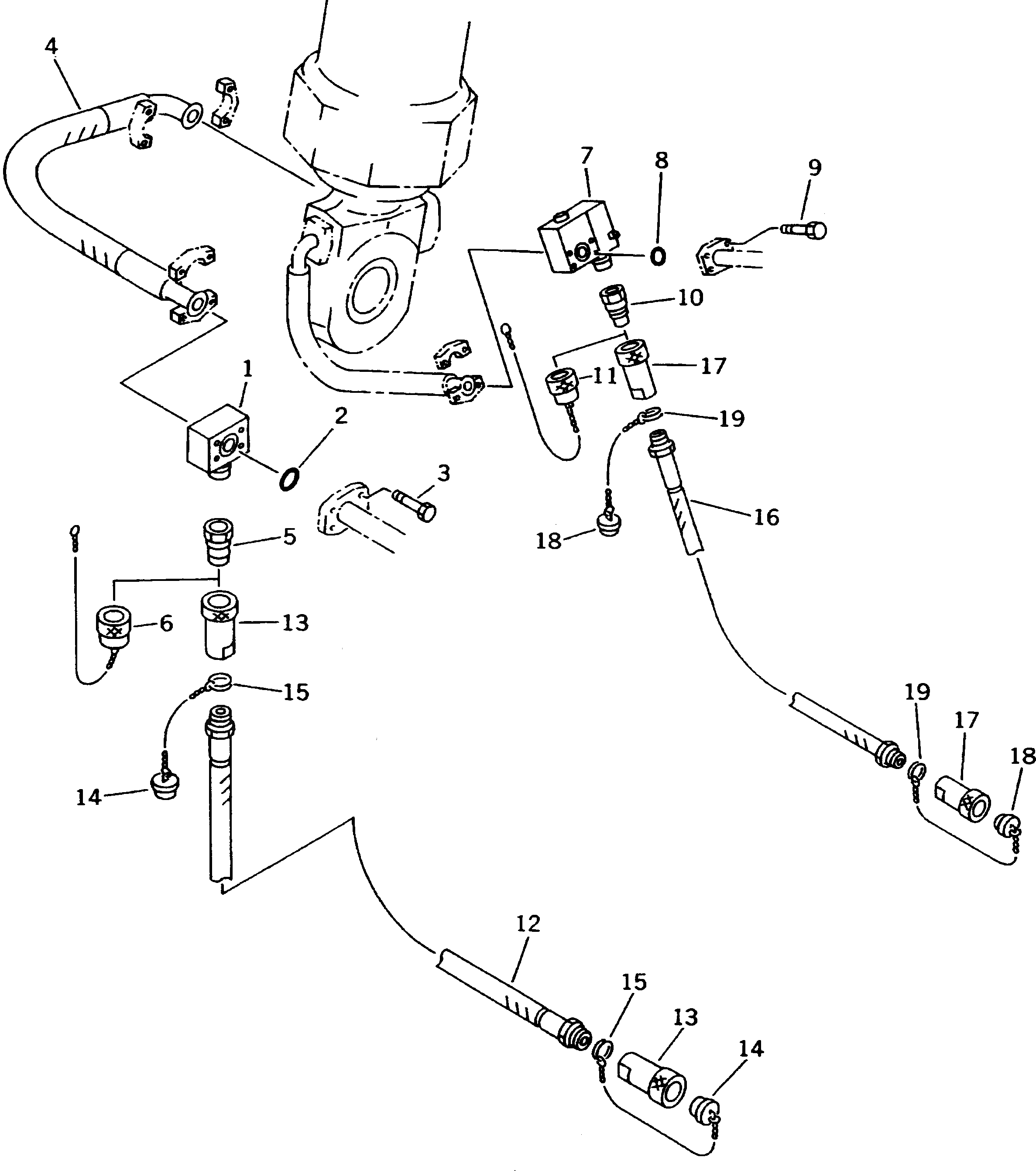 Шланг 561-87-67110 Komatsu