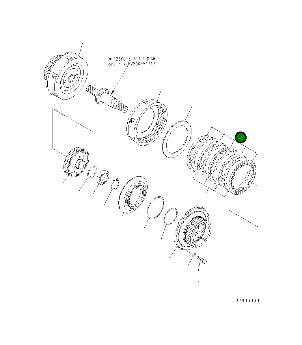 Диск 14X-22-22150 Komatsu
