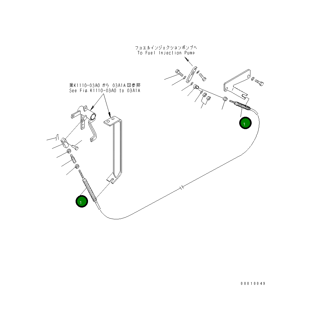 Кабель 23B-43-31211 Komatsu