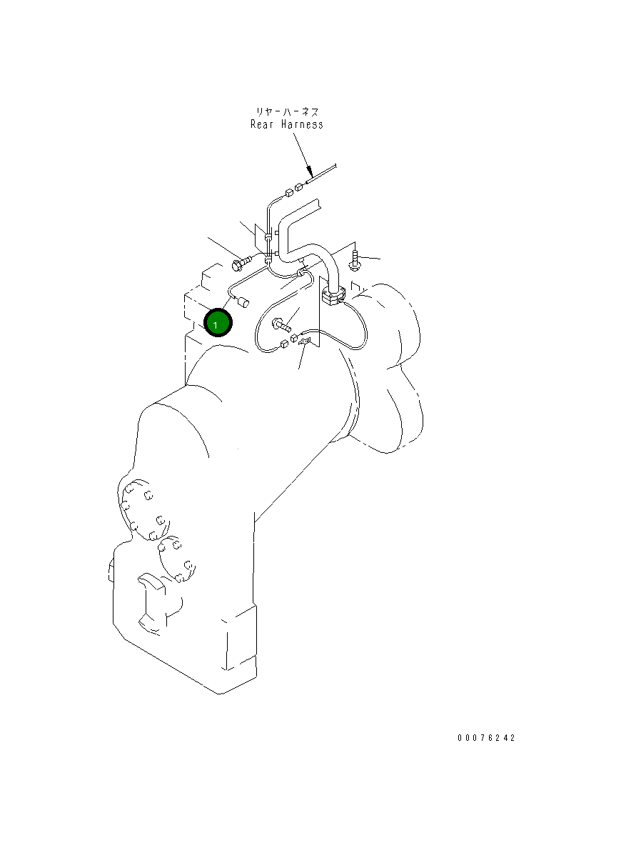 Жгут проводов 427-06-22140 Komatsu