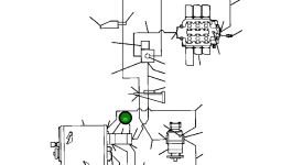 Блок, адаптер 1250 633 H1 Komatsu