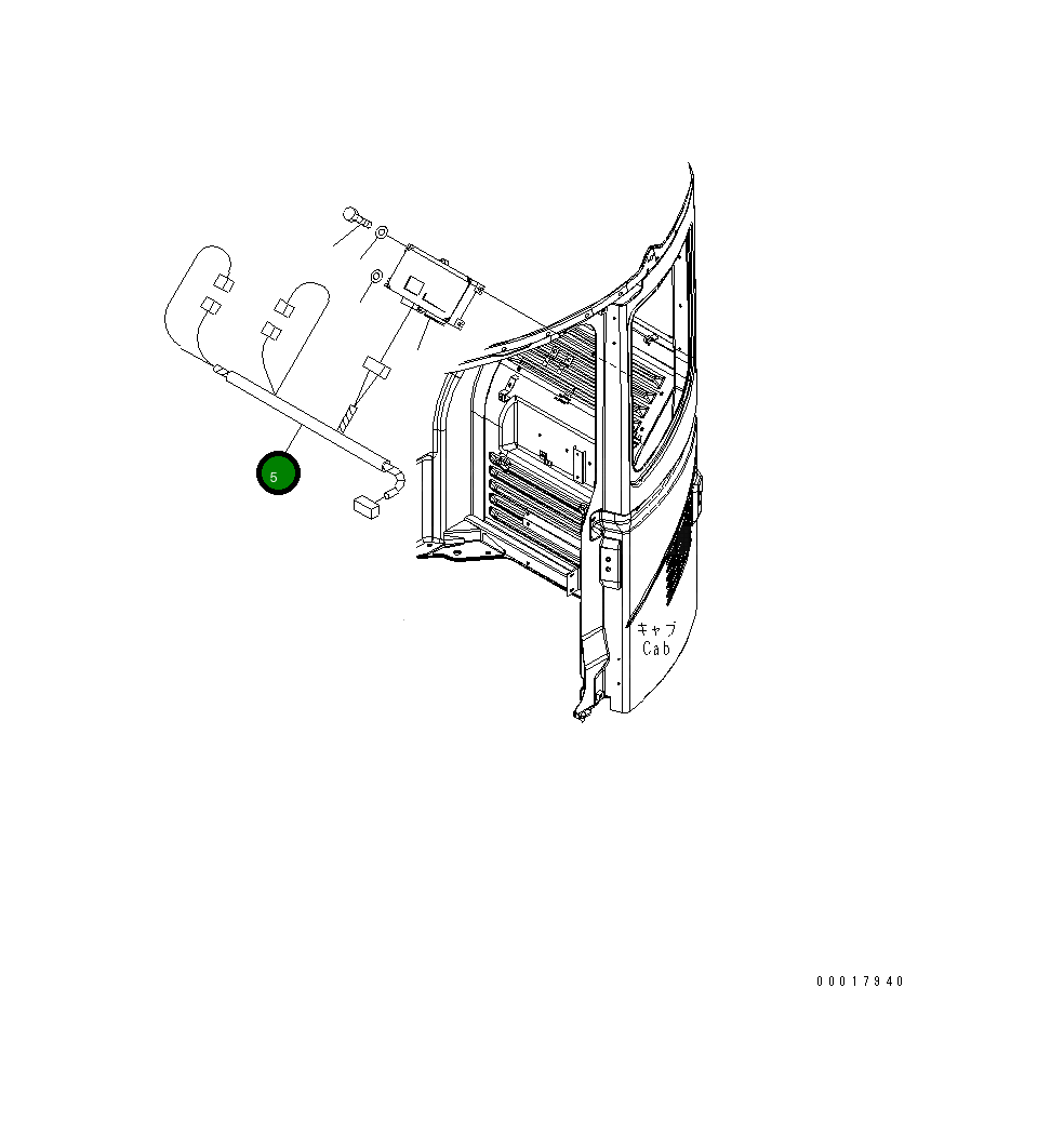 Жгут проводов 22B-06-14710 Komatsu
