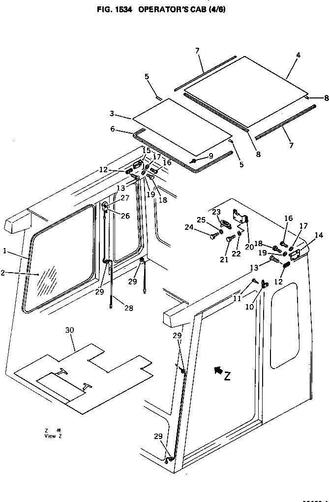 Стекло 209-54-11612 Komatsu