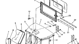 Кабина FF7819-83110 Komatsu