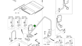 Зеркало 903-00065 Komatsu