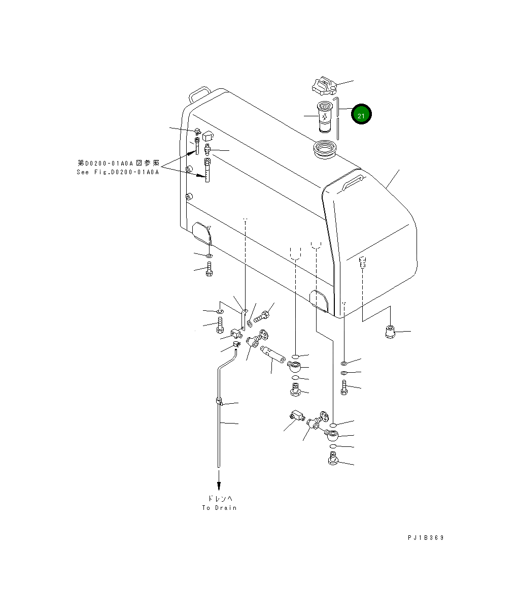 Индикатор 176-04-41120 Komatsu