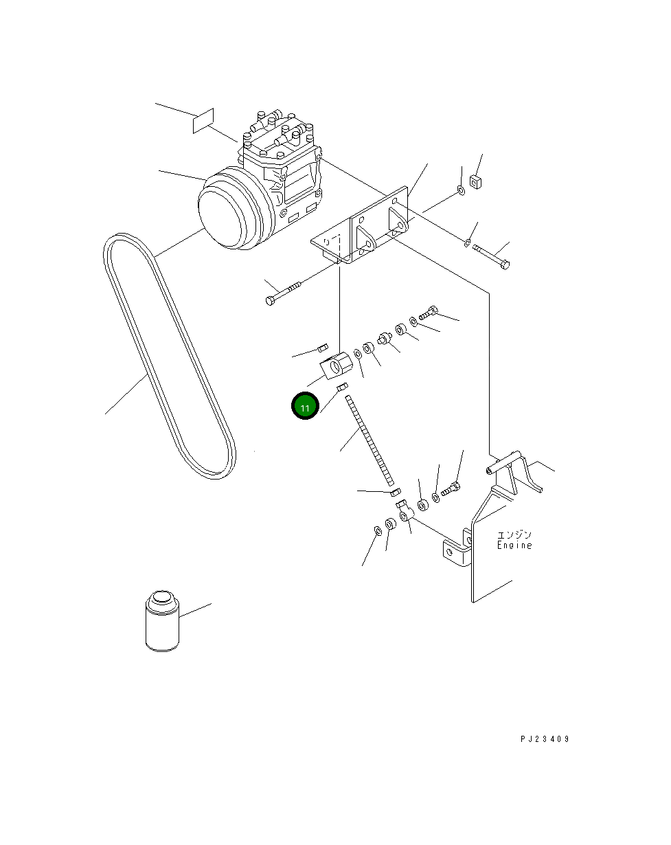 Блок 427-T46-1420 Komatsu