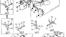 Жгут проводов 205-06-72550 Komatsu