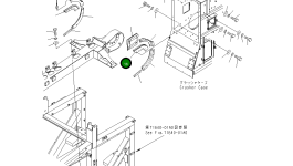 Блок, левый 8255-71-2380 Komatsu