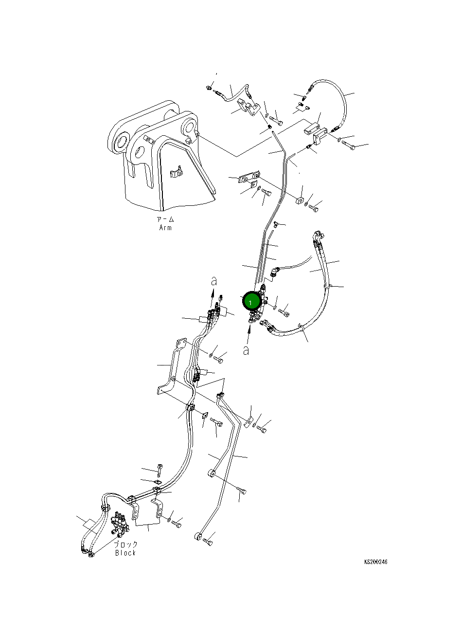 Блок 20Y-62-K7490 Komatsu