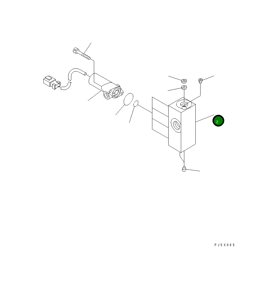 Блок 702-21-53040 Komatsu