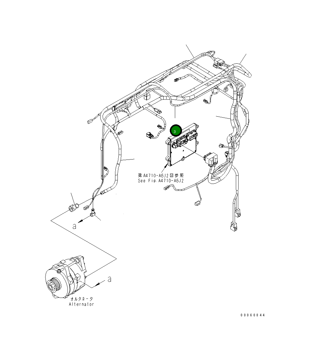 Жгут проводов 6245-81-9311 Komatsu