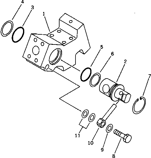 Блок 208-60-31710 Komatsu