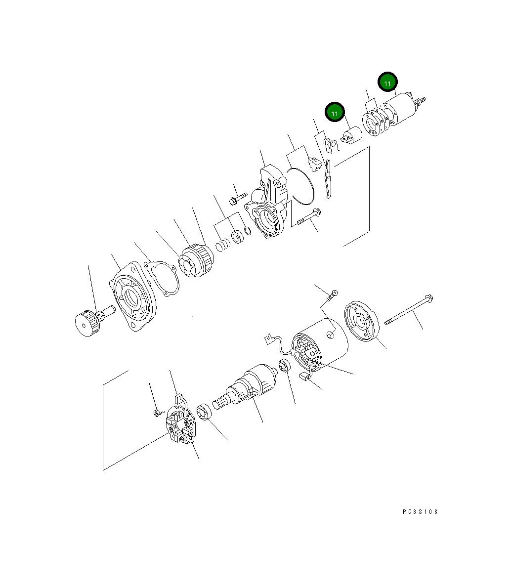 Выключатель YM171008-55730 Komatsu