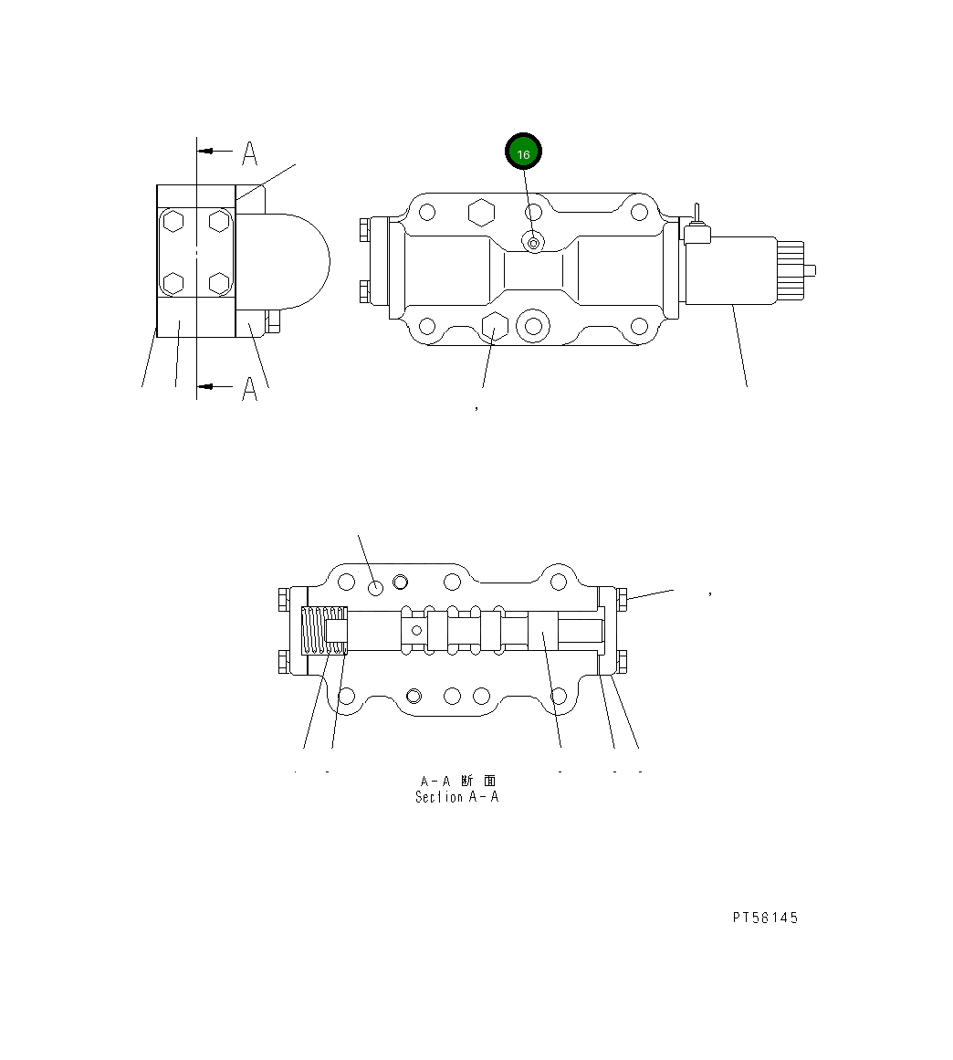 Дроссель DC8512106170 Komatsu