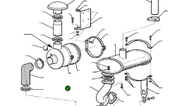 Глушитель 312207686 Komatsu
