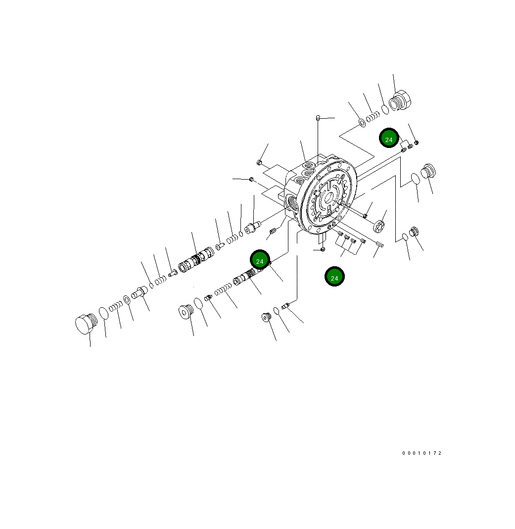 Дроссель FUHL68-5X5-05 Komatsu