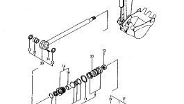 Поршень YM172148-72790 Komatsu