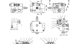 Золотник XK26-2744-1180 Komatsu