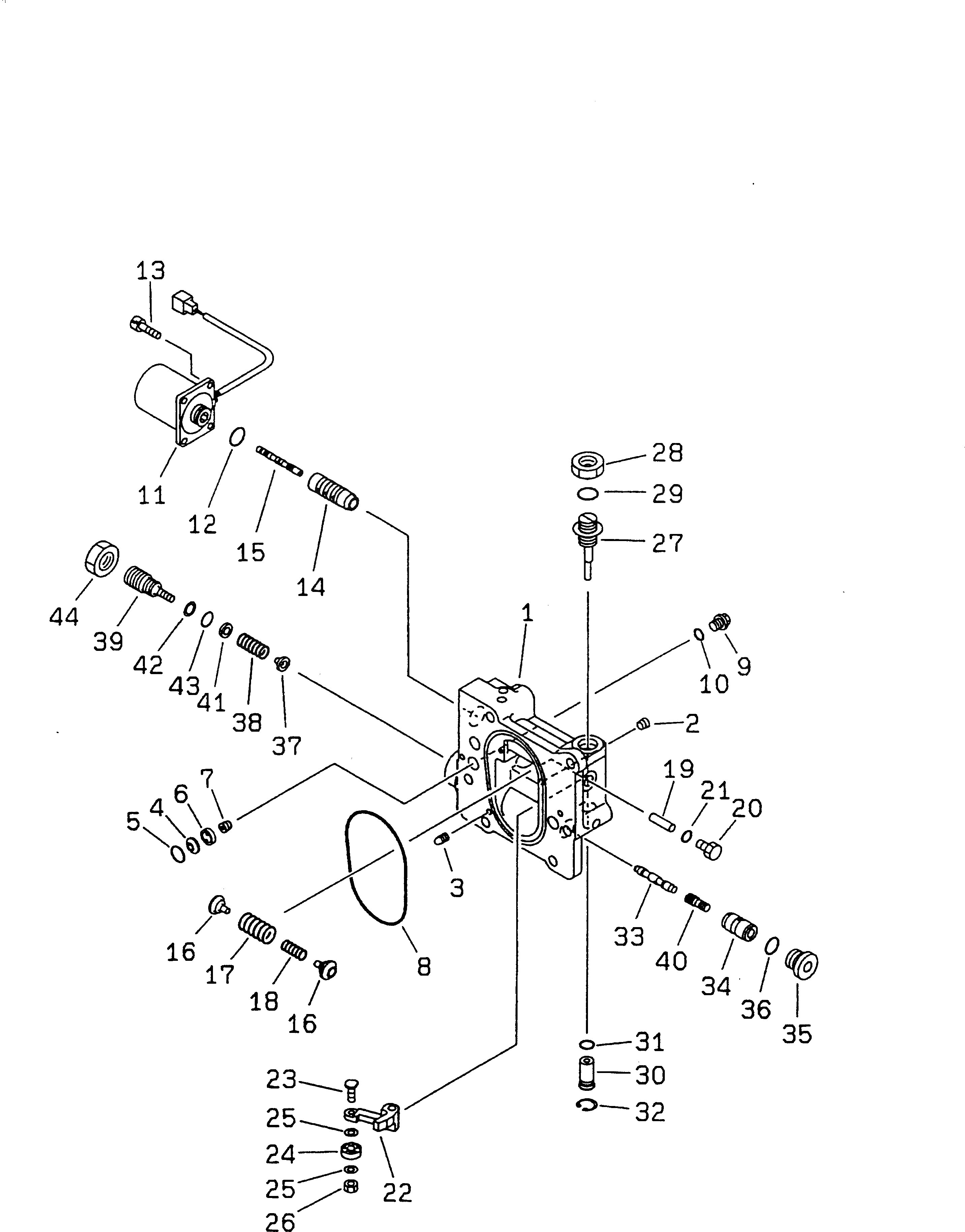Золотник 708-2L-25730 Komatsu