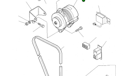 Генератор PKP000762 Komatsu