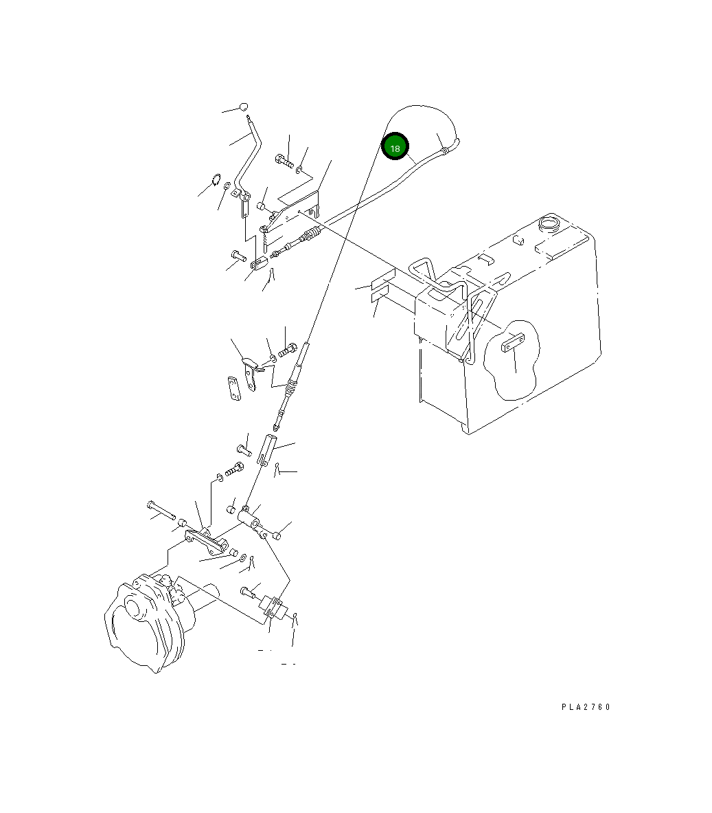 Кабель 112-961-5520 Komatsu